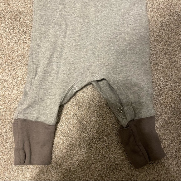 Baby Bodysuit in Gray and Brown - Picture 2 of 5